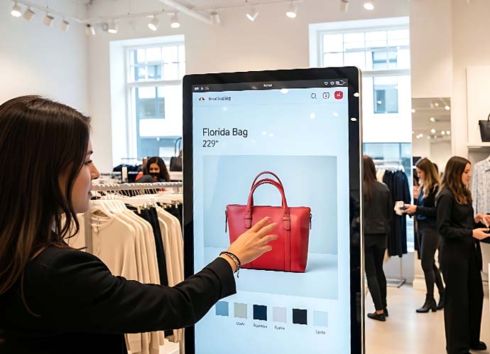 Digitale Stele als interaktives Terminal