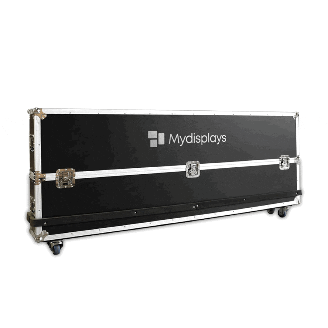 Transportcase für Digital Signage Stele Touch Windows