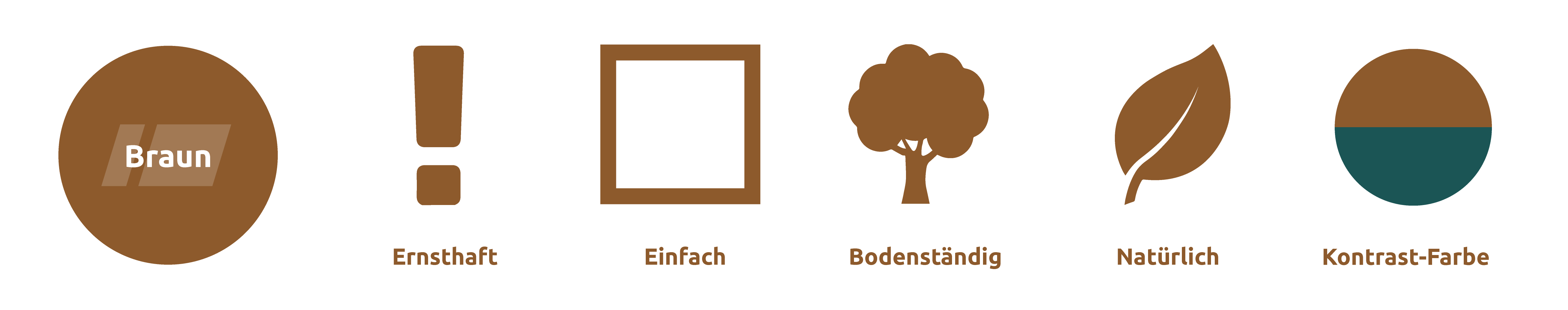 Der Farbton Braun und seine Charakteristika Farblehre - Wie wirkt Braun?