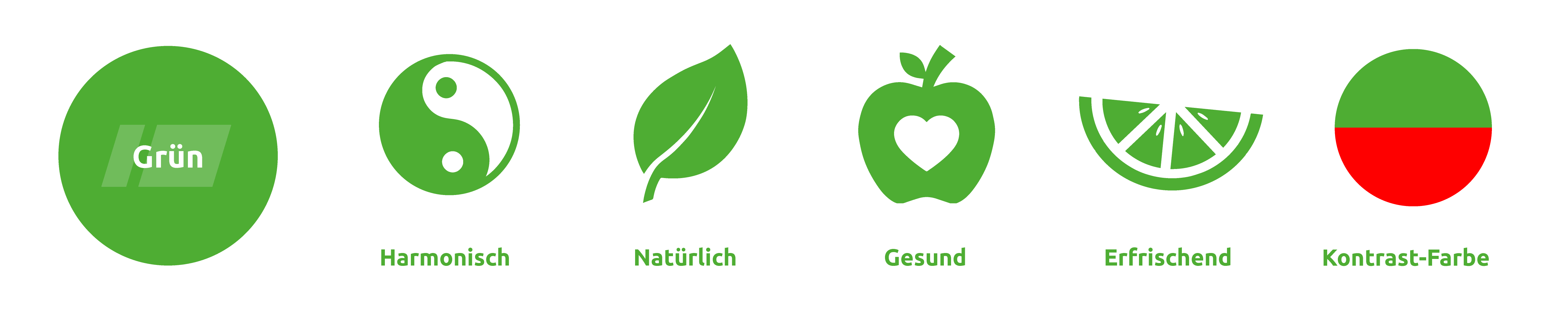 Der Farbton Grün und seine Charakteristika Farblehre - wie wirkt Grün?