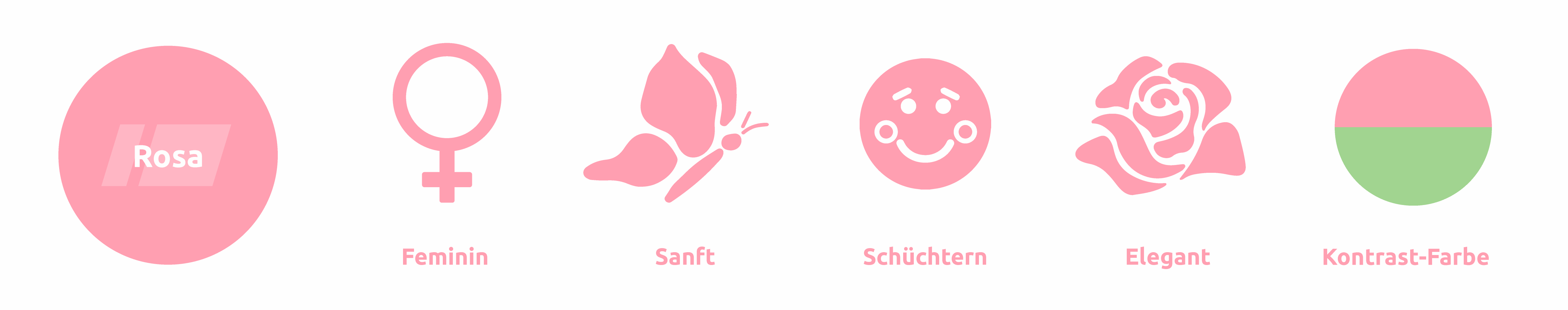 Der Farbton Rosa und seine Charakteristika Farblehre - wie wirkt Rosa?