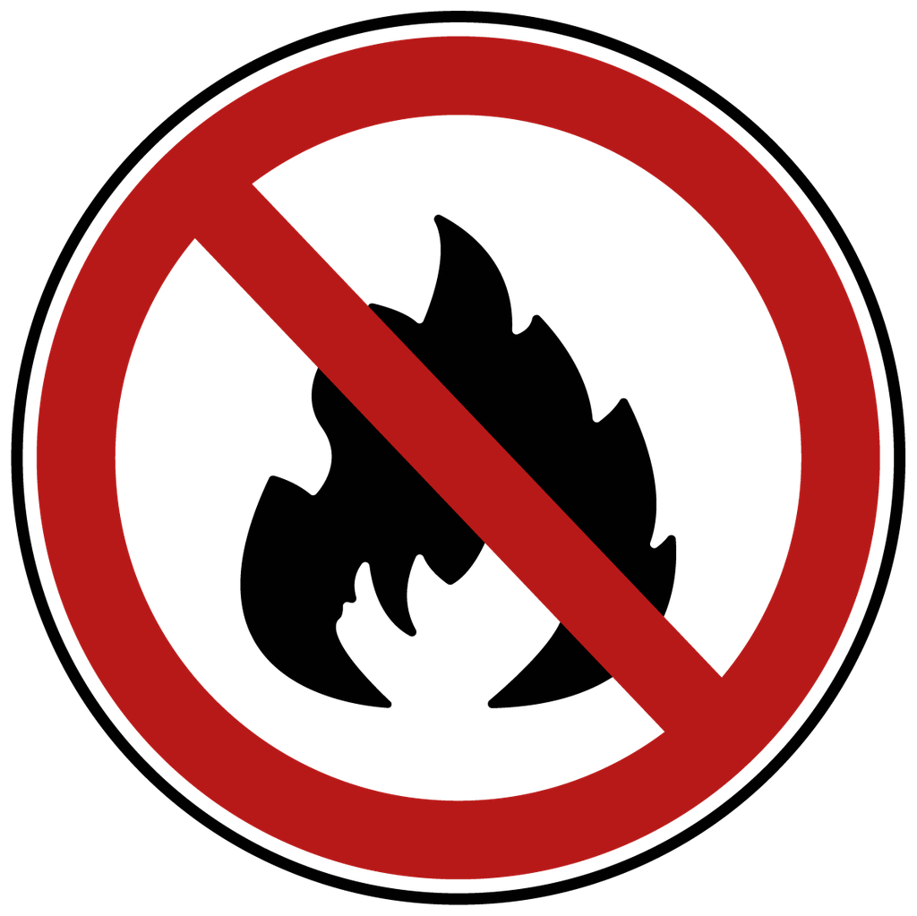 Verbotsschild „Garagenanlage – Offenes Feuer Und Rauchen Verboten“ 300x200 Mm